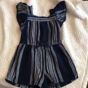 Navy Romper